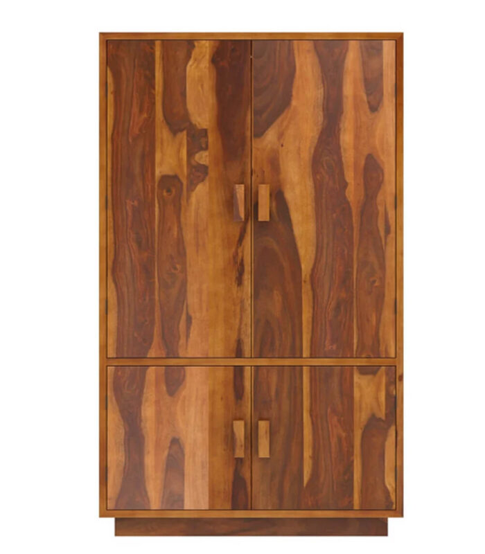 WOODEN 2 DOOR WARDROBE