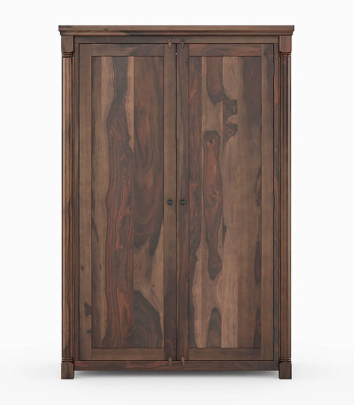 WOODEN 2 DOOR WARDROBE